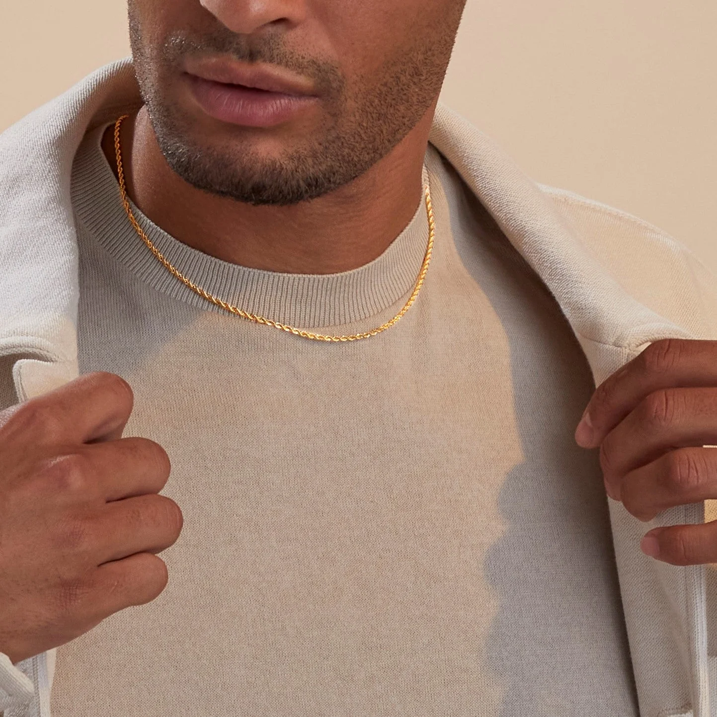 2mm Rope Chain Necklace - Image 5
