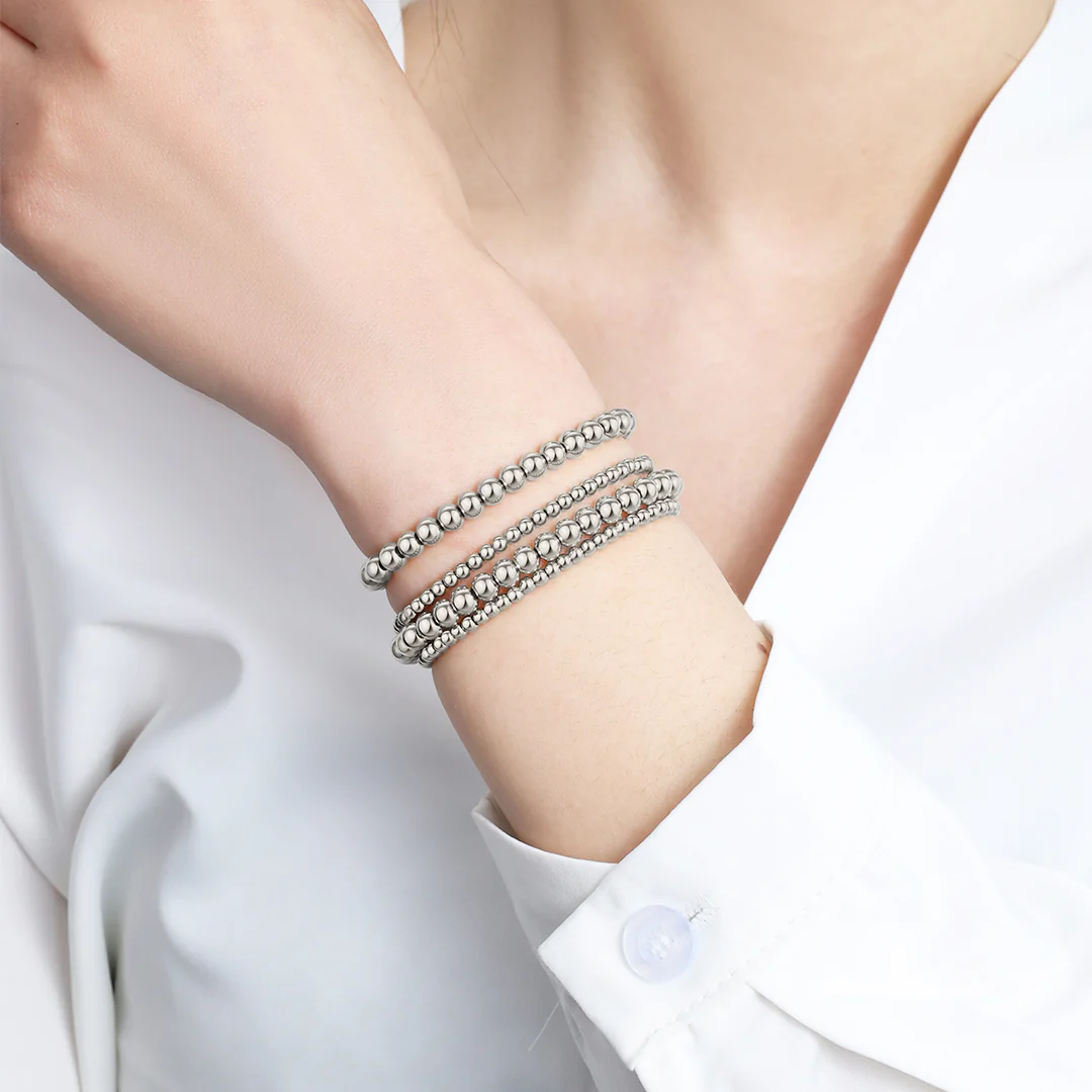 3mm & 5mm Beaded Bracelet Stacking Set - Image 6