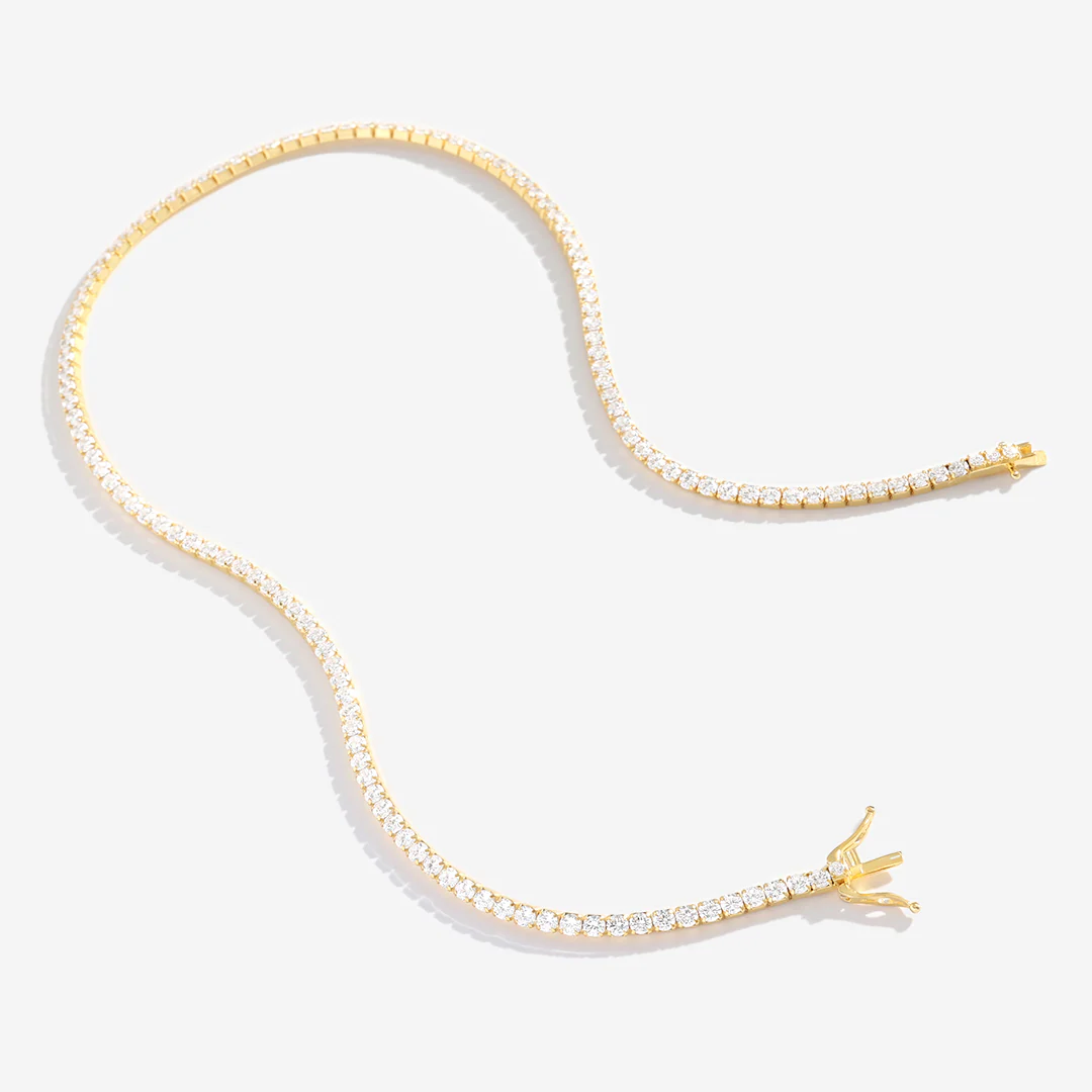 3mm Tennis Necklace - Image 15