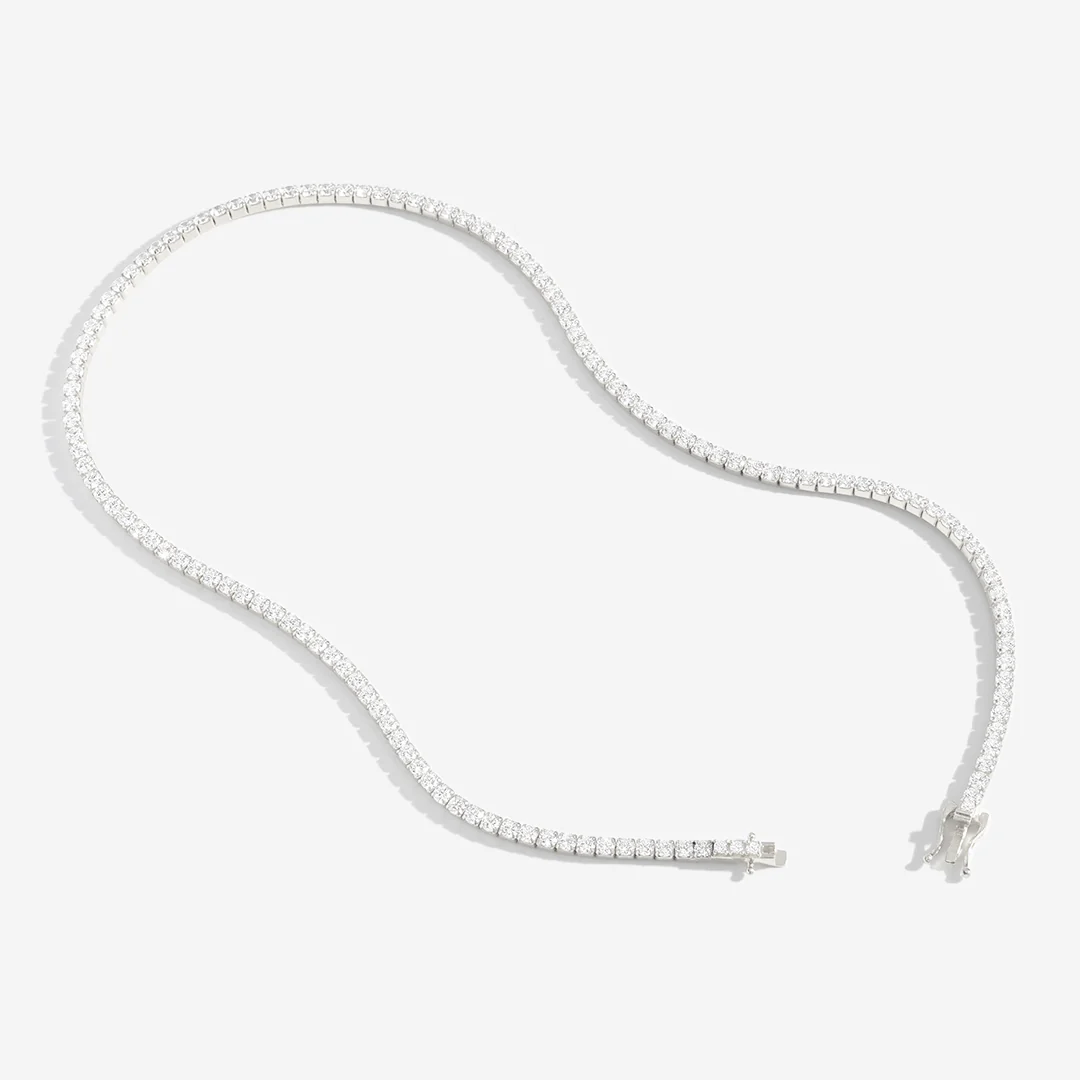 3mm Tennis Necklace - Image 18