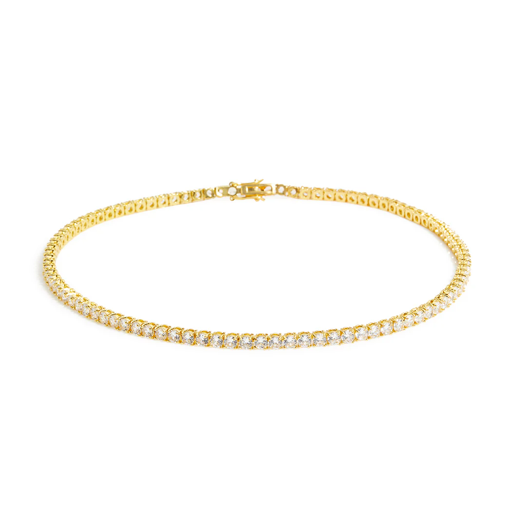 3mm Tennis Necklace - Image 7