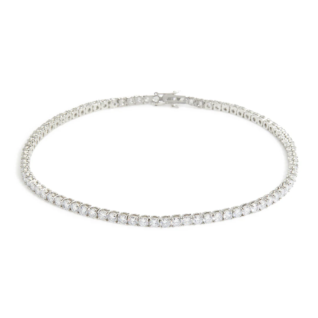 3mm Tennis Necklace - Image 8