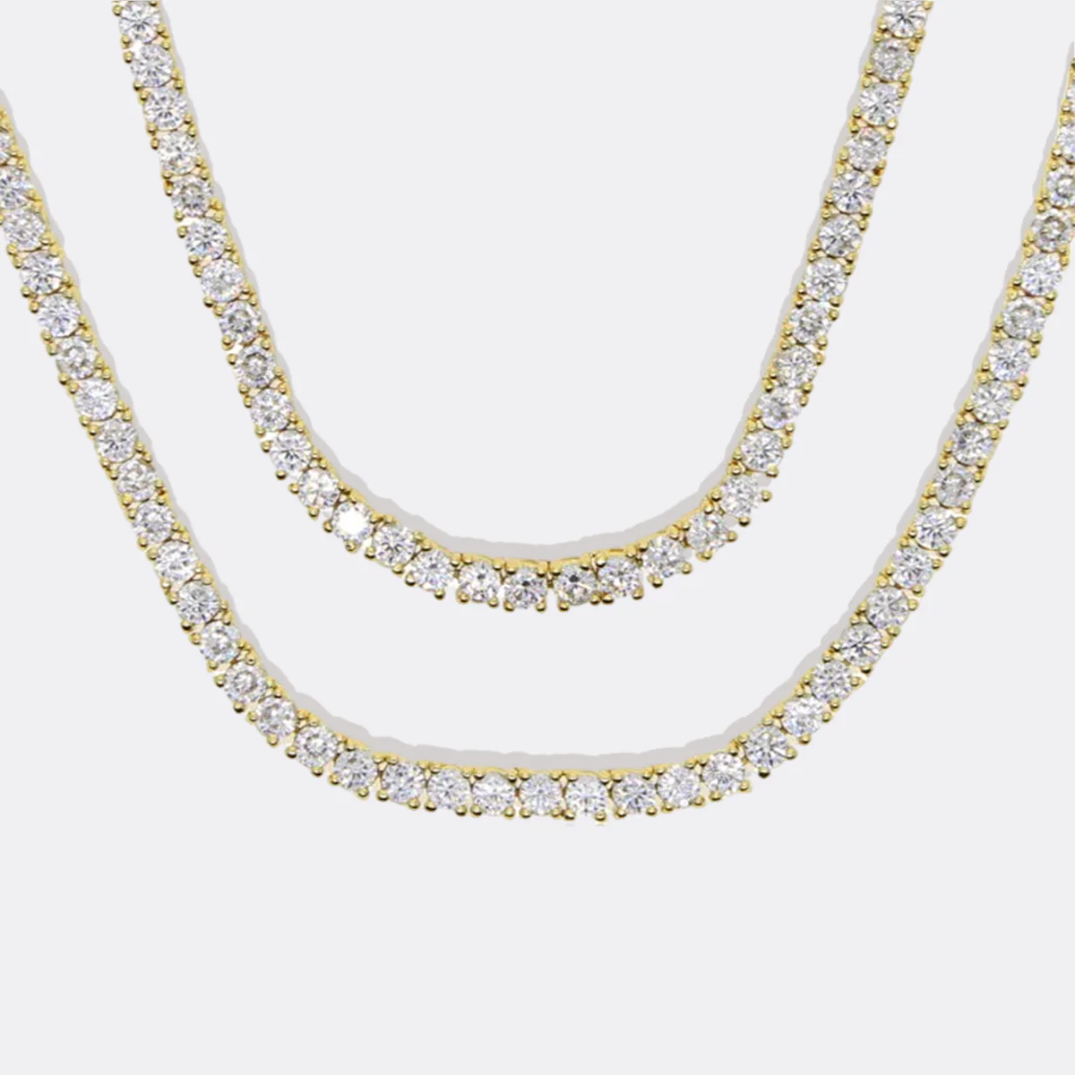 3mm Tennis Necklace - Image 9