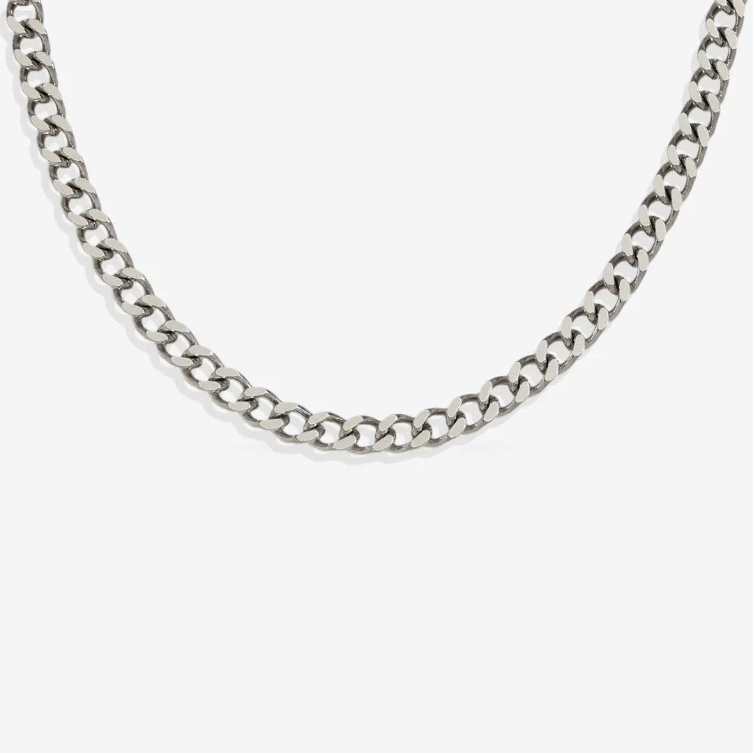 6mm Cuban Chain Necklace - Image 13
