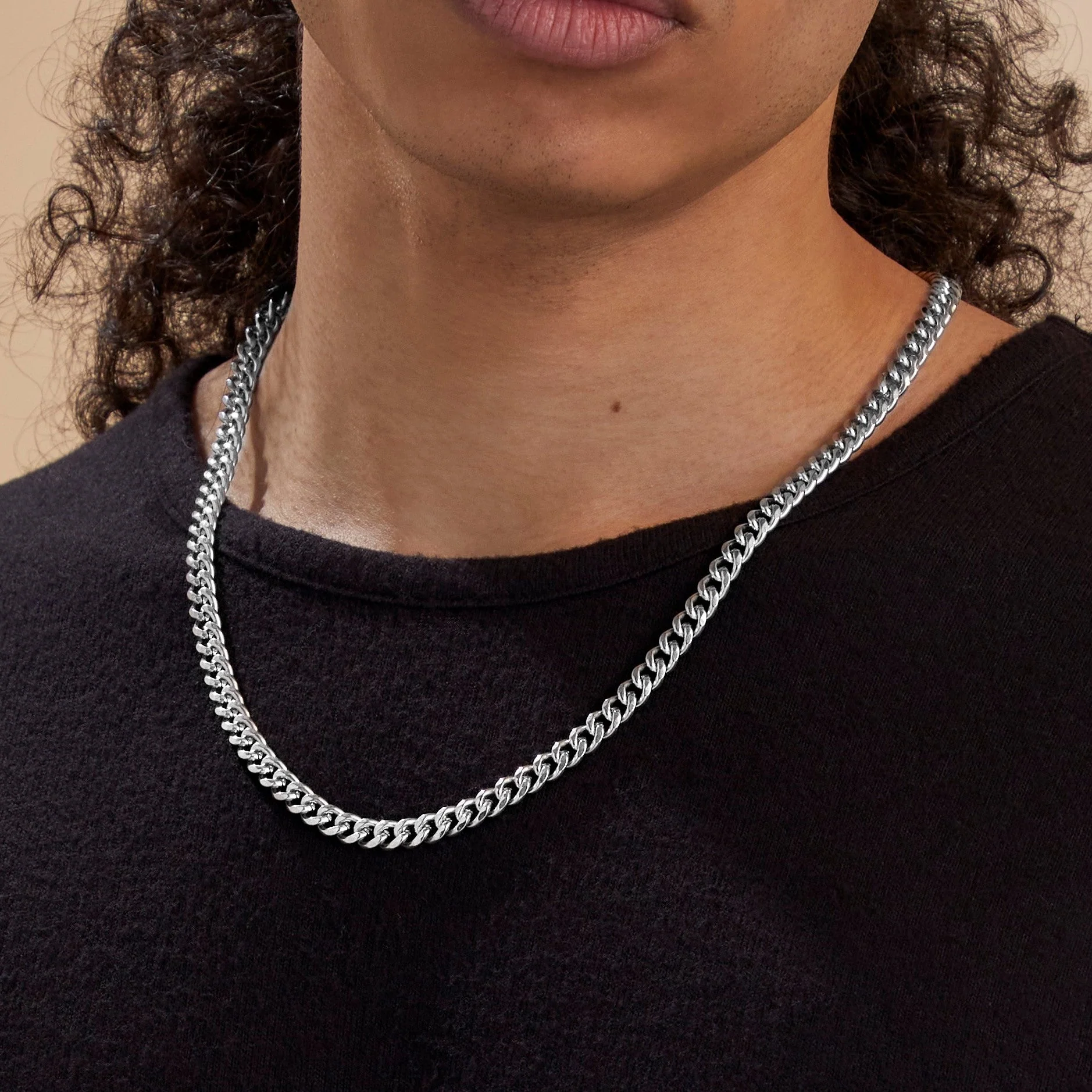 8mm Cuban Chain Necklace - Image 8