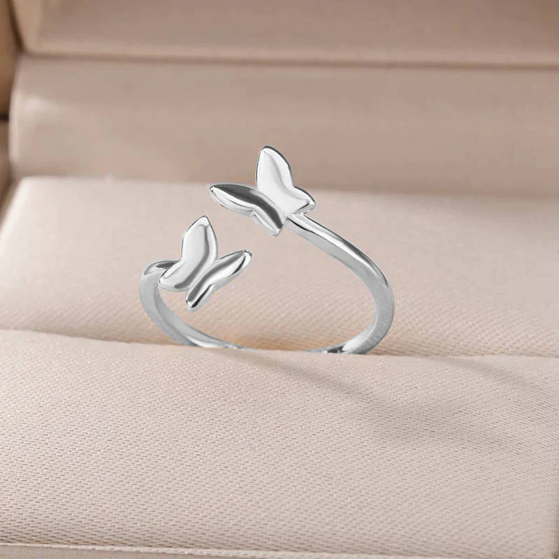 Adjustable Butterfly Ring - Image 10