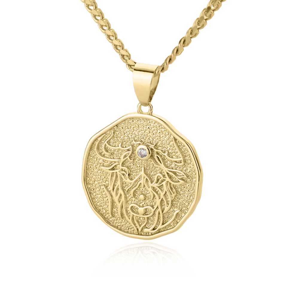 Astrological Sign Coin Pendant Necklace - Image 11