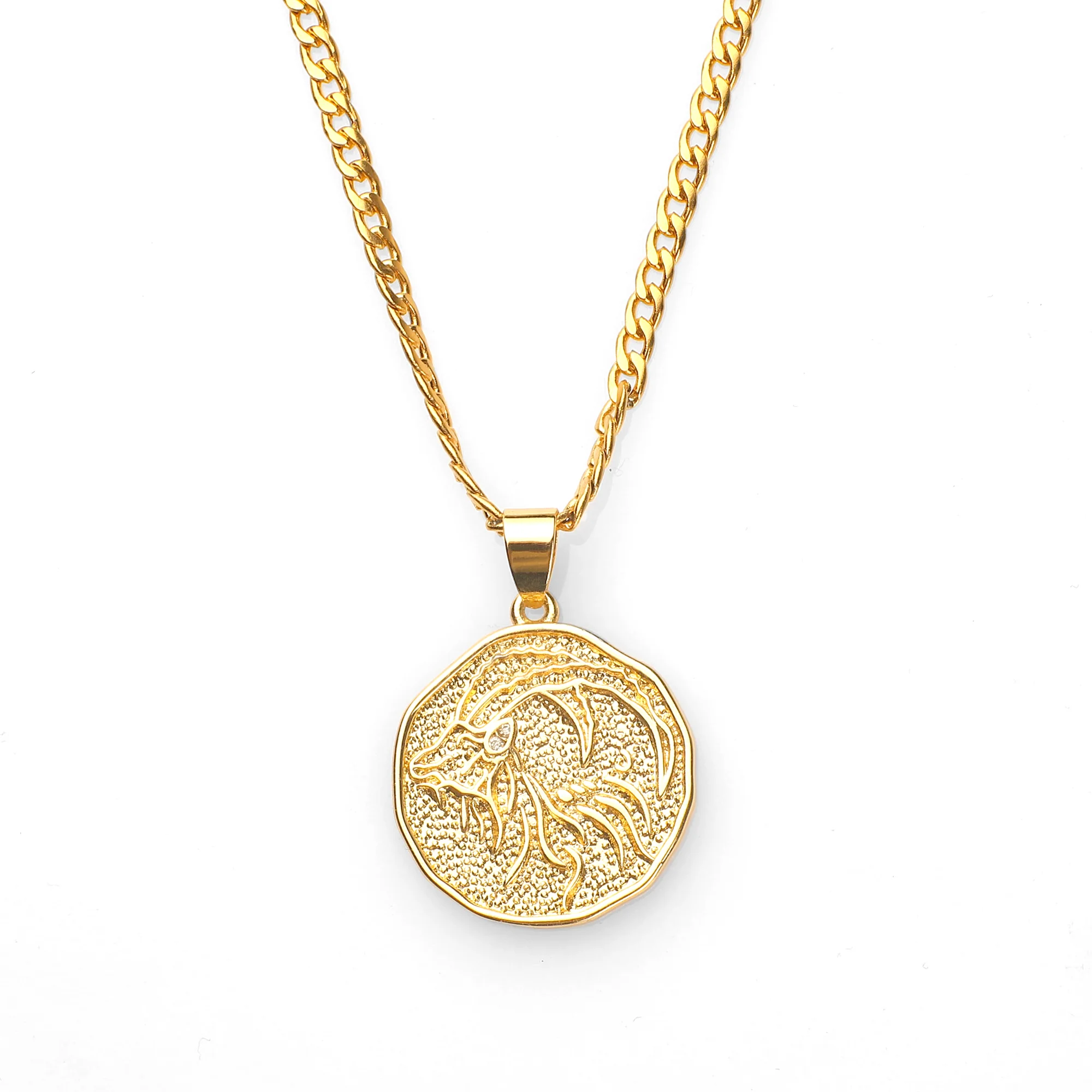 Astrological Sign Coin Pendant Necklace - Image 7
