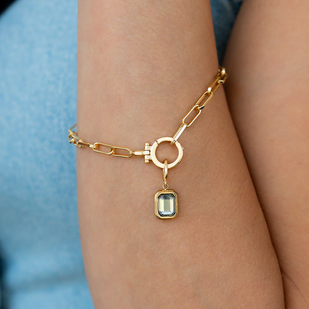 Baguette Birthstone Charm - Image 22