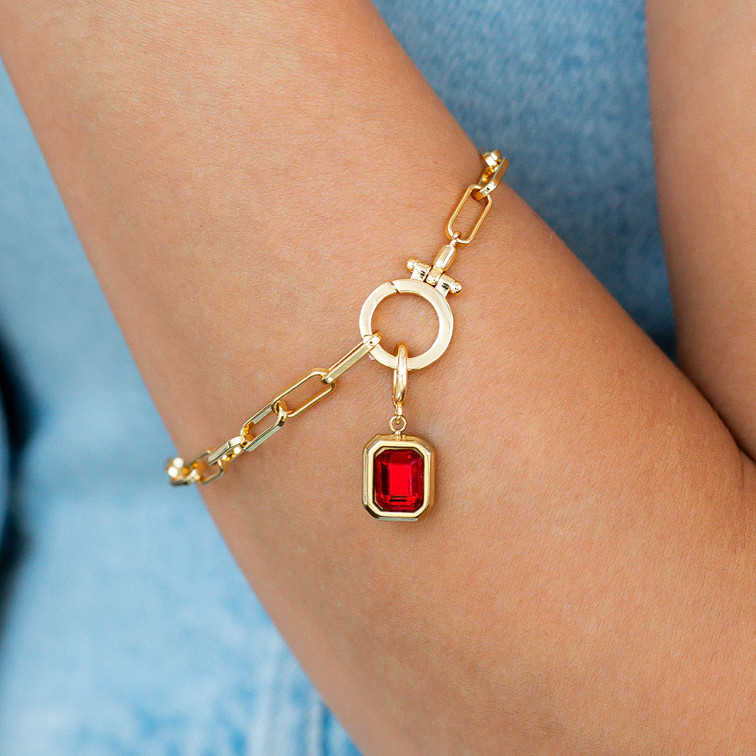 Baguette Birthstone Charm - Image 24