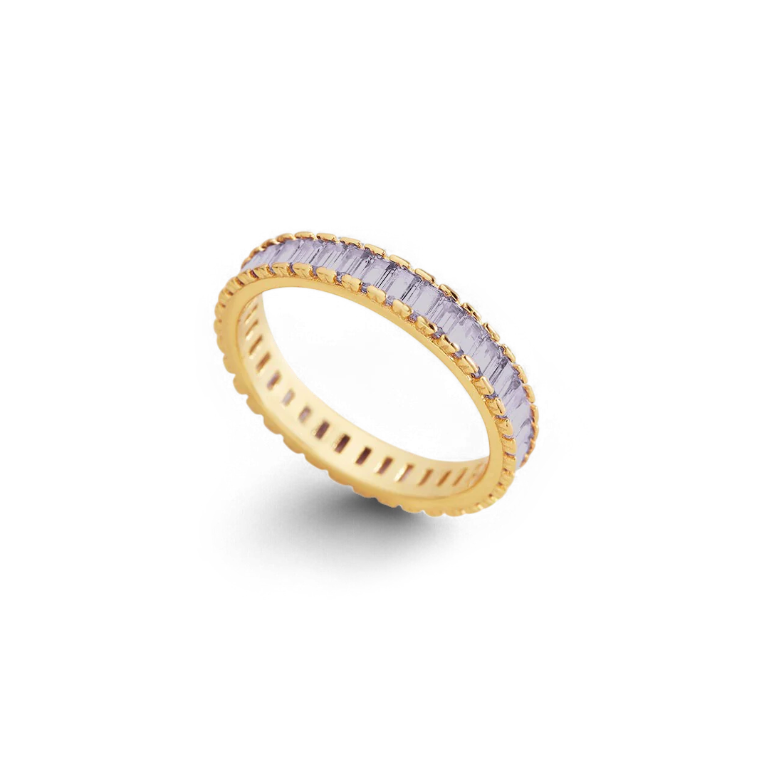 Baguette Birthstone Eternity Band - Image 57
