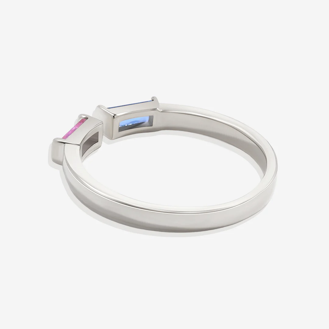Adjustable Double Birthstone Ring - Image 7