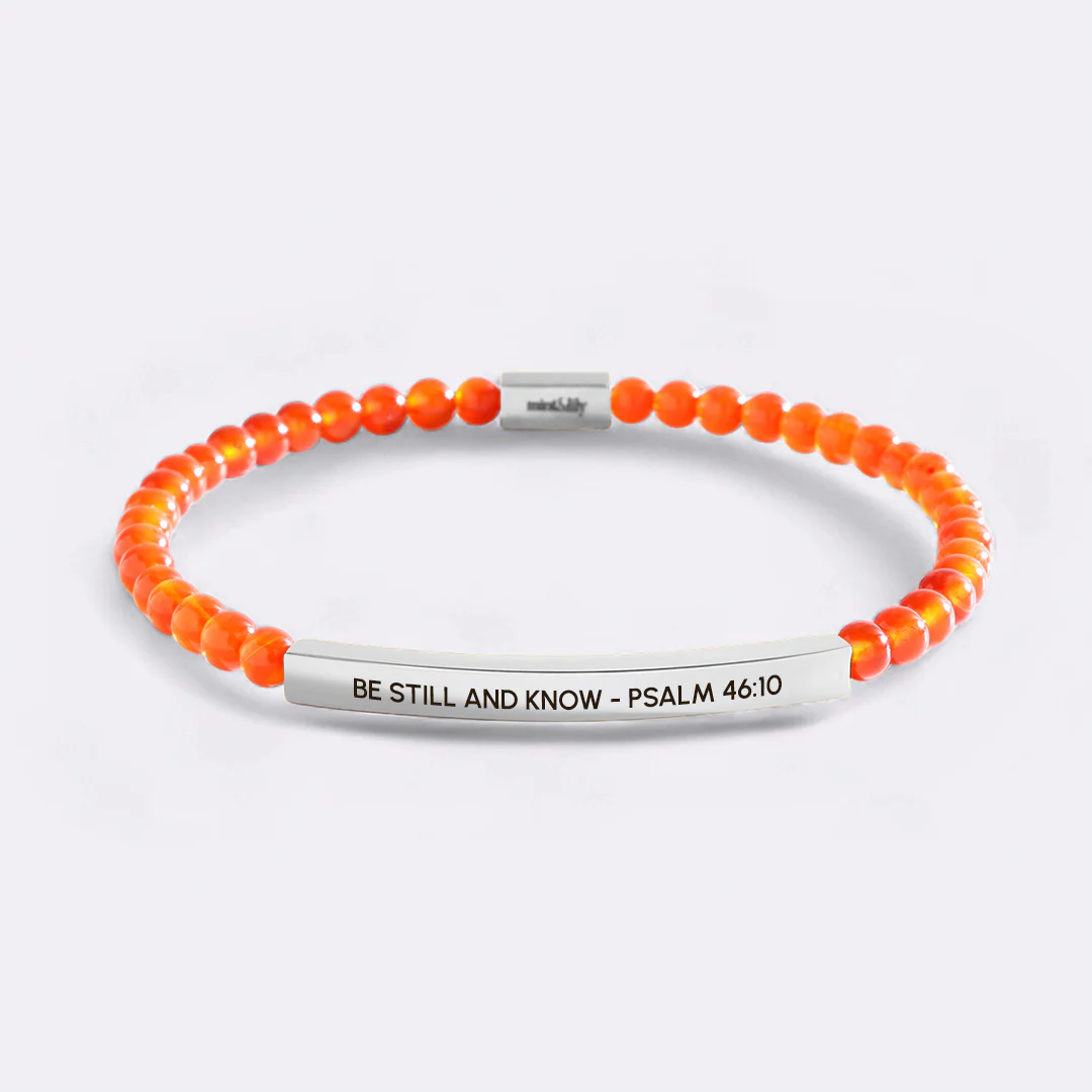 Be Still and Know - Psalm 46:10 Beaded Inspire Bracelet - Image 9