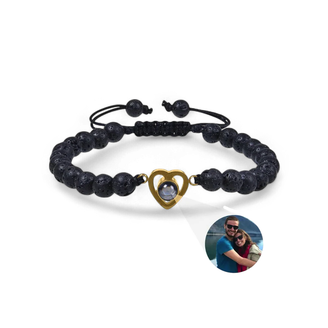 Beaded Heart Photo Bracelet - Image 54