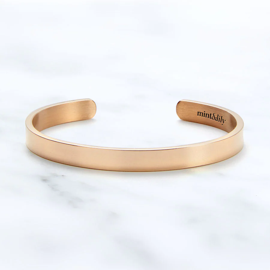 Beautiful Girl You Can Do Hard Things Cuff Bracelet - Image 13