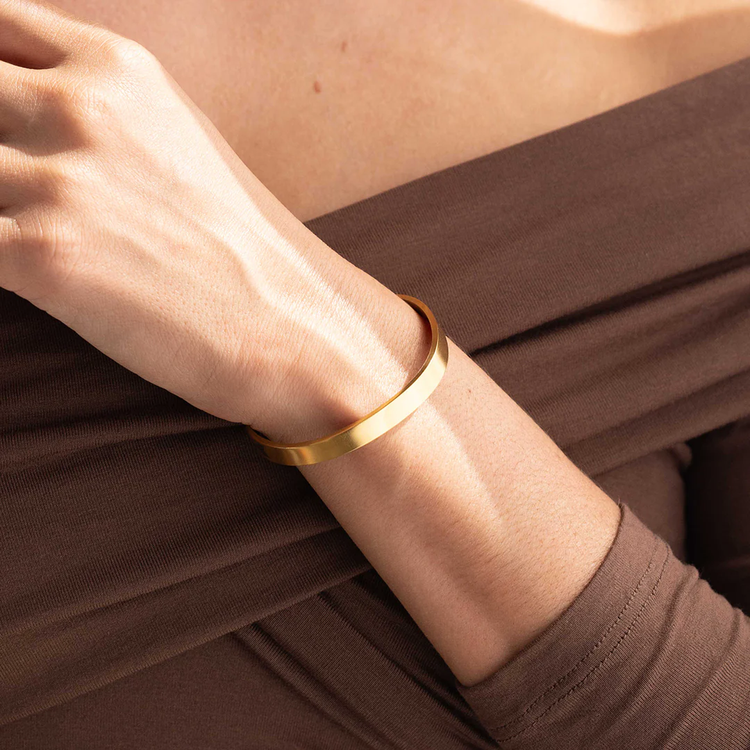 Beautiful Girl You Can Do Hard Things Cuff Bracelet - Image 34