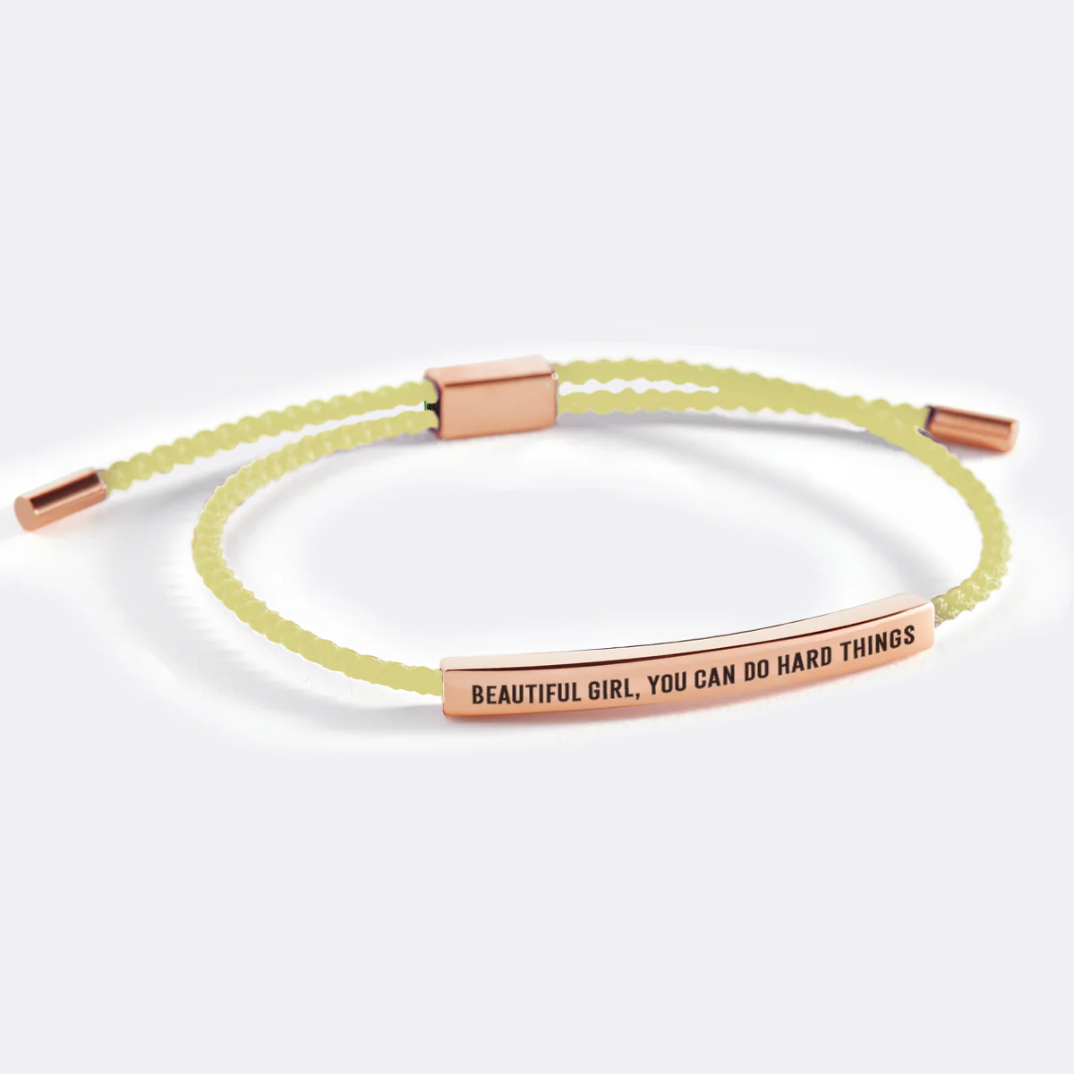 Beautiful Girl, You Can Do Hard Things Inspire Bracelet - Image 26