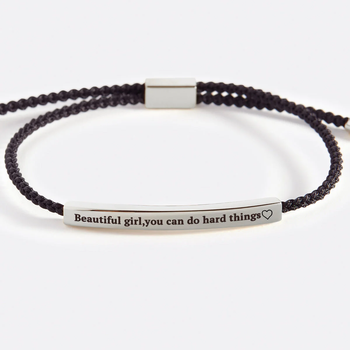 Beautiful Girl You Can Do Hard Things Inspire Bracelet - Image 17