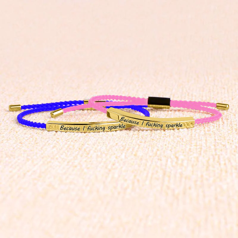Because I F♥cking Sparkle Inspire Bracelet - Image 14