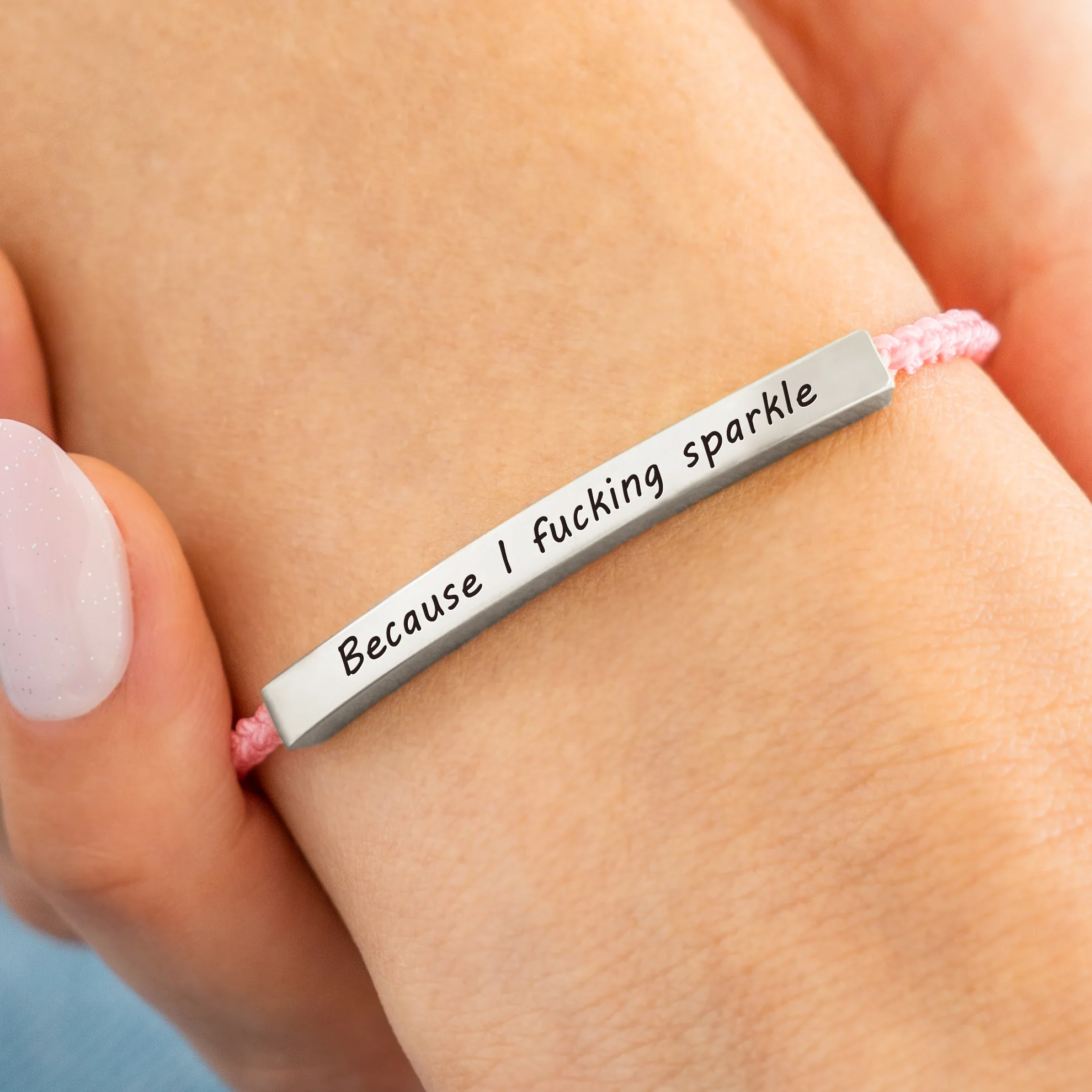 Because I F♥cking Sparkle Inspire Bracelet - Image 60