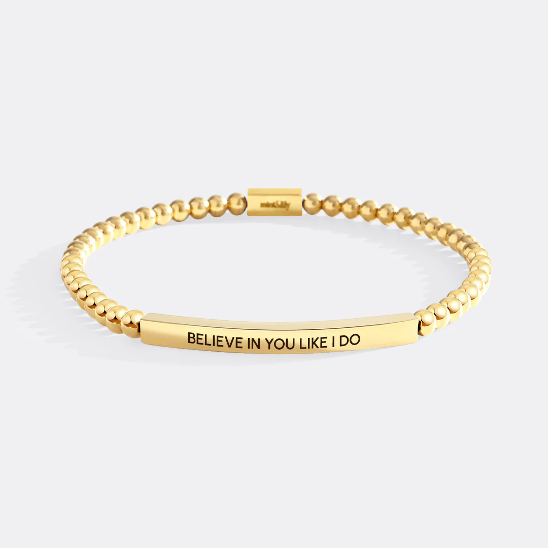 Believe in You Like I Do Beaded Inspire Bracelet - Image 5