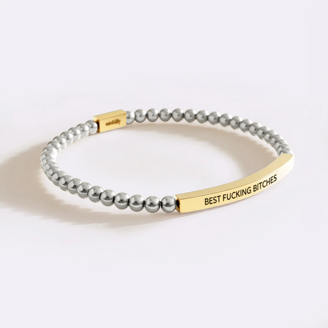 Best Fucking Bitches Beaded Inspire Bracelet - Image 12