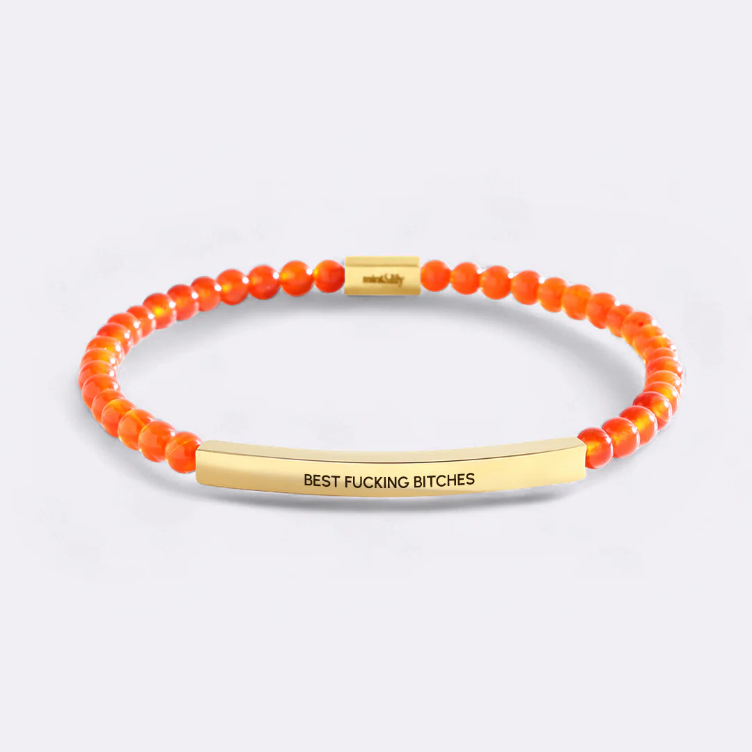 Best Fucking Bitches Beaded Inspire Bracelet - Image 15