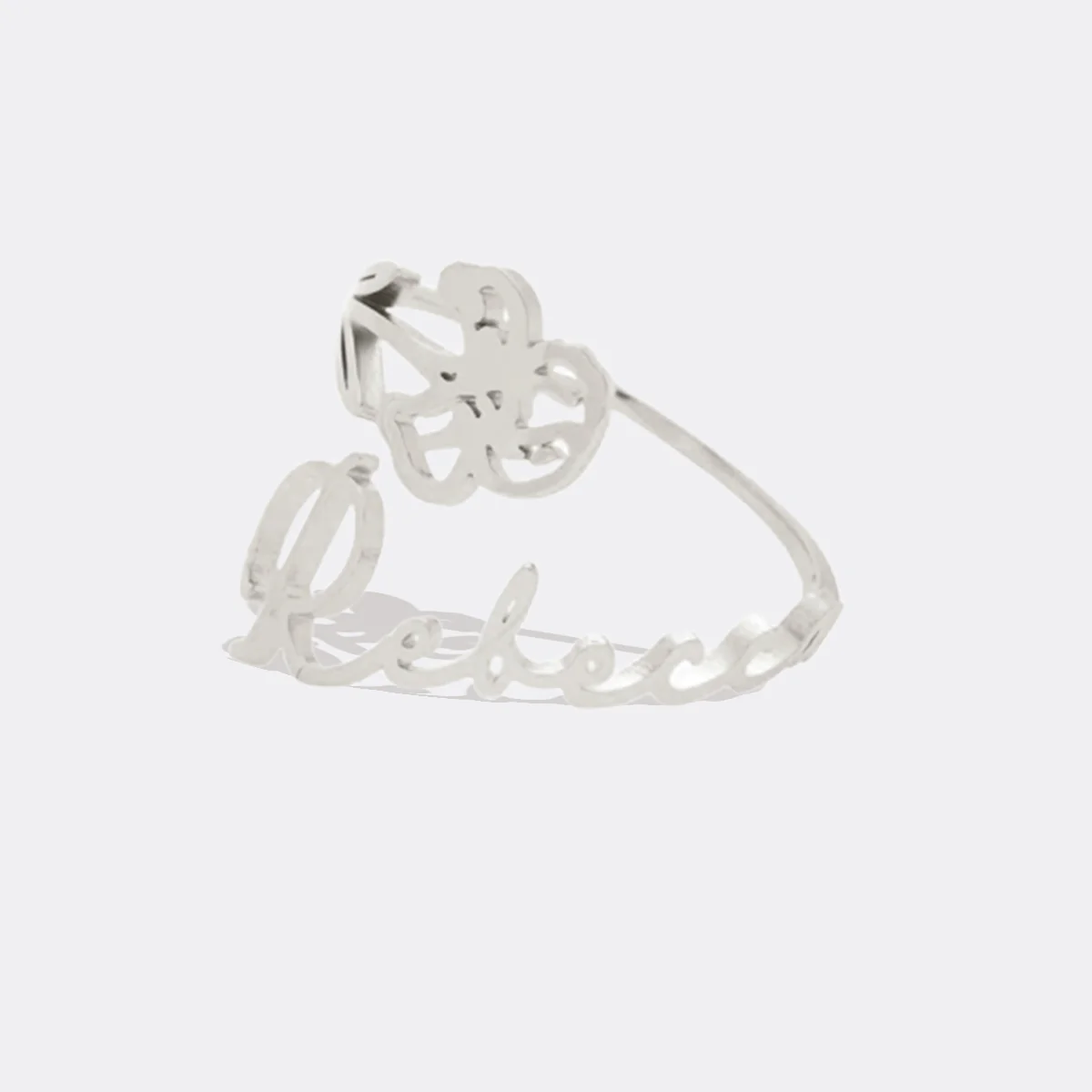 Birth Flower Name Ring - Image 19