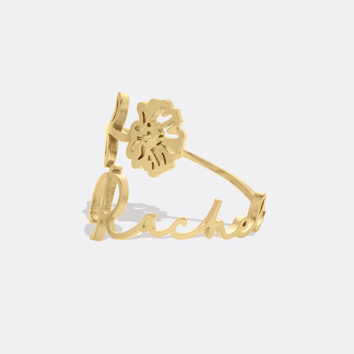Birth Flower Name Ring - Image 29