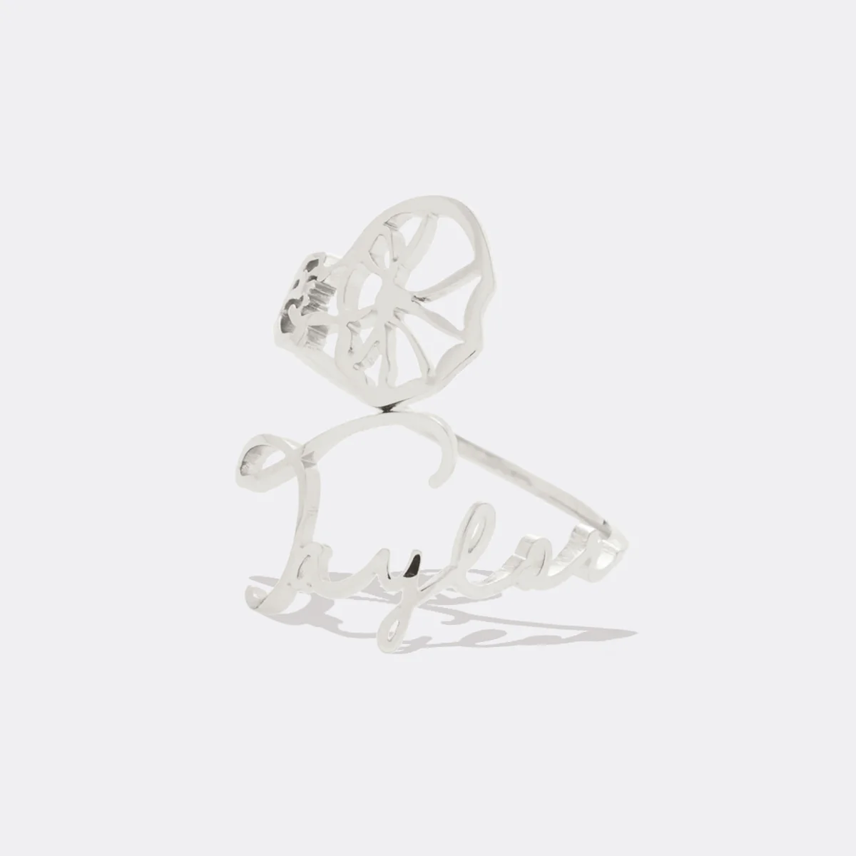 Birth Flower Name Ring - Image 42