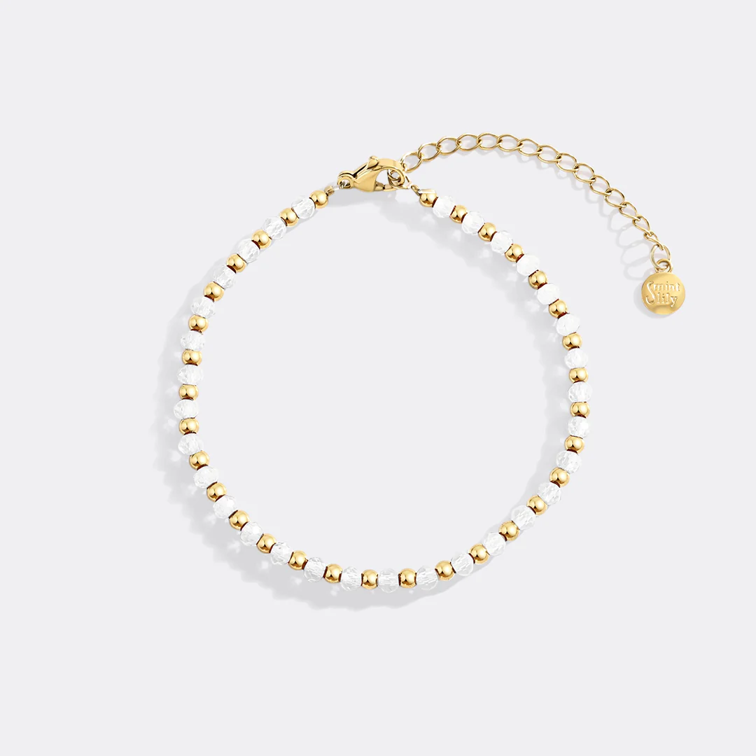 Birthstone and Gold Bead Bracelet - Image 9