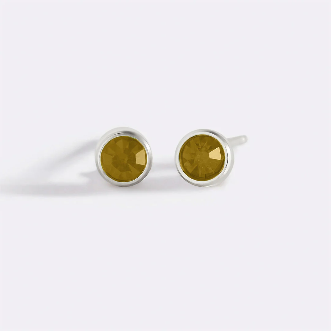 Birthstone Bezel Studs - Image 109