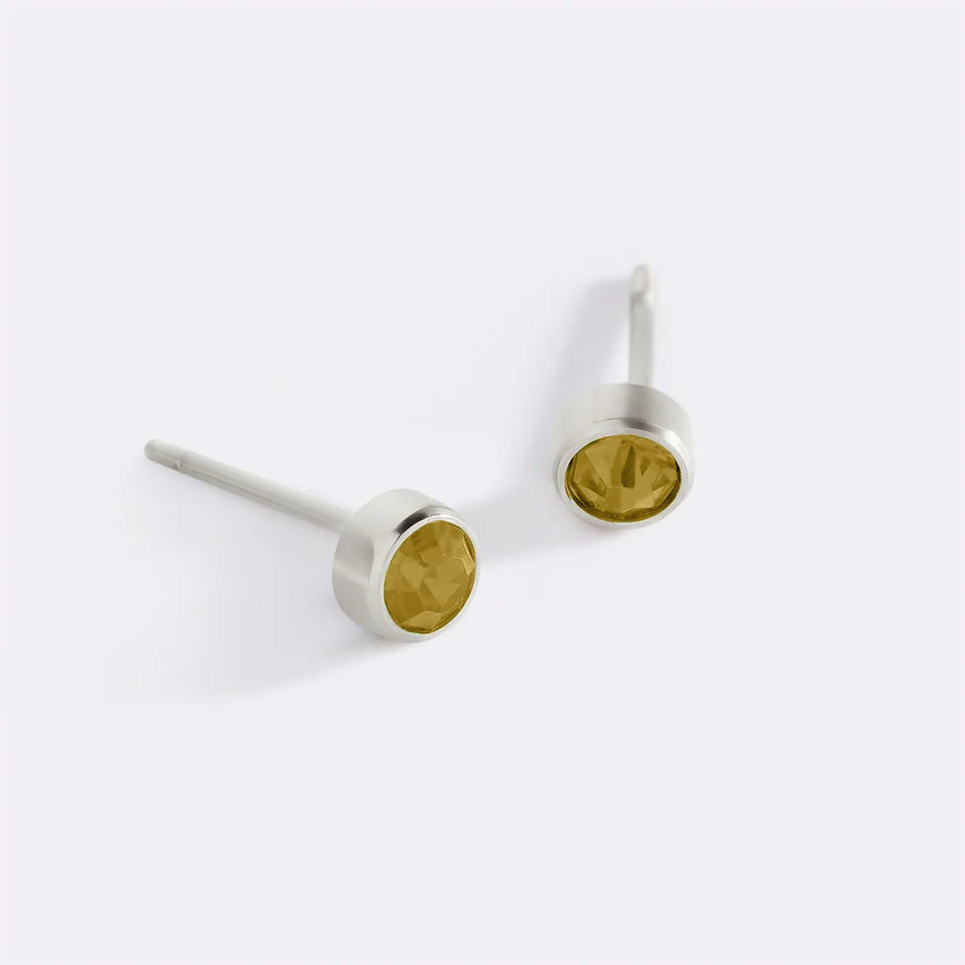 Birthstone Bezel Studs - Image 110