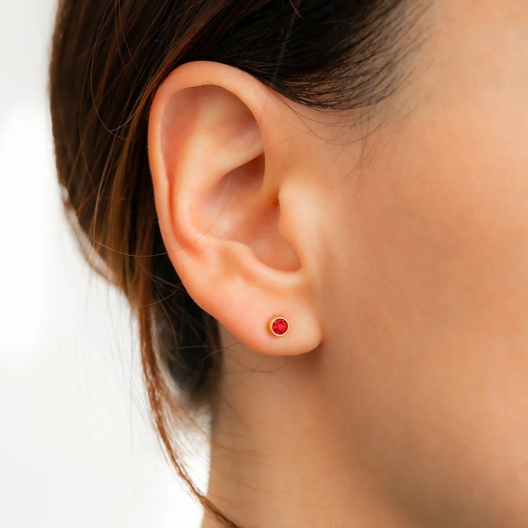 Birthstone Bezel Studs - Image 17