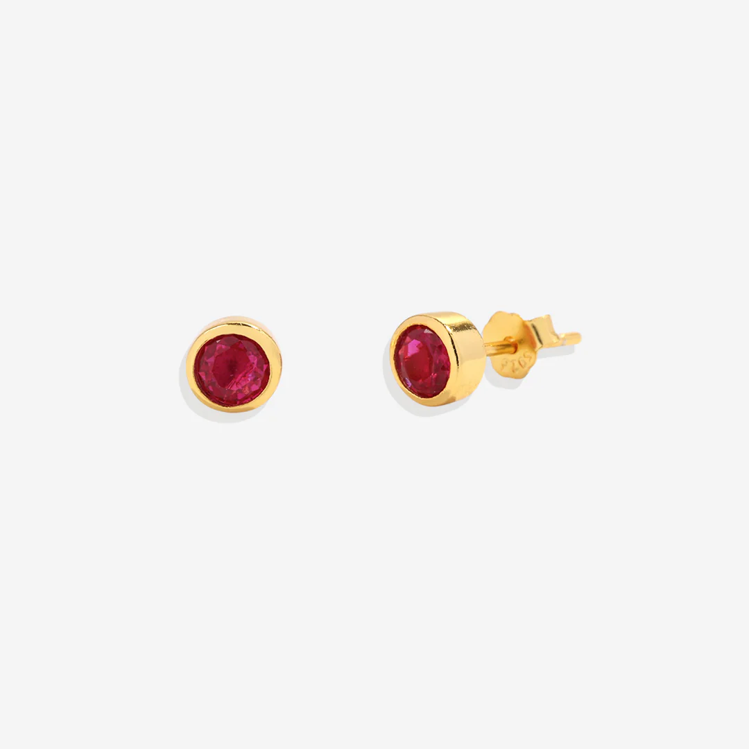 Birthstone Bezel Studs - Image 30