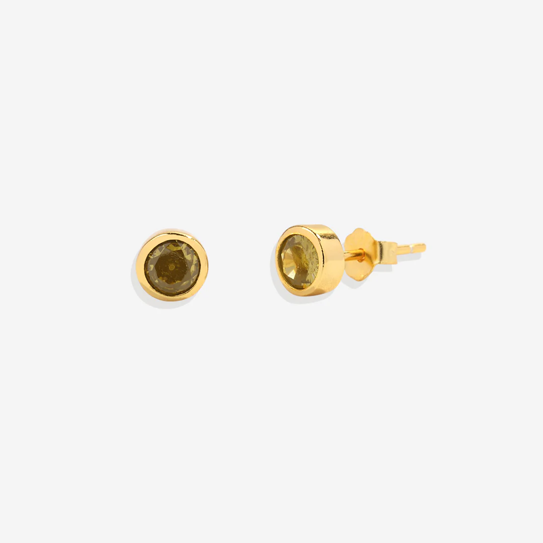 Birthstone Bezel Studs - Image 32
