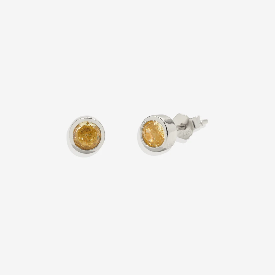 Birthstone Bezel Studs - Image 37