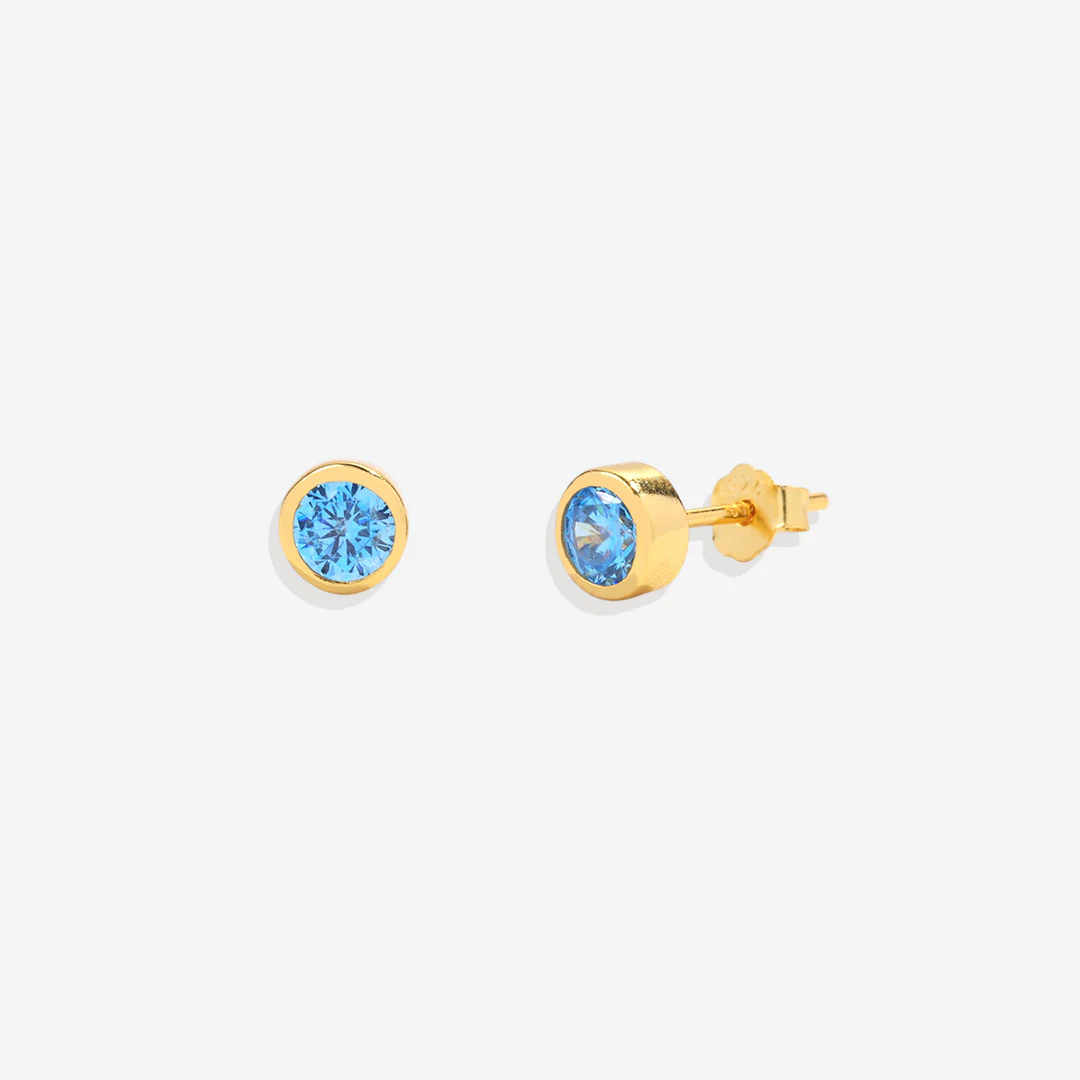 Birthstone Bezel Studs - Image 5
