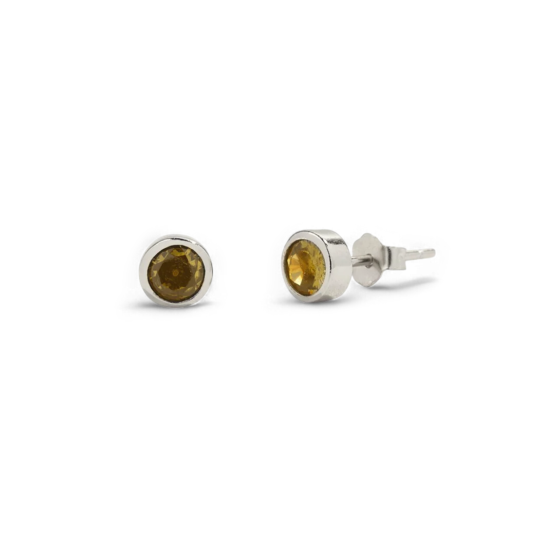 Birthstone Bezel Studs - Image 73