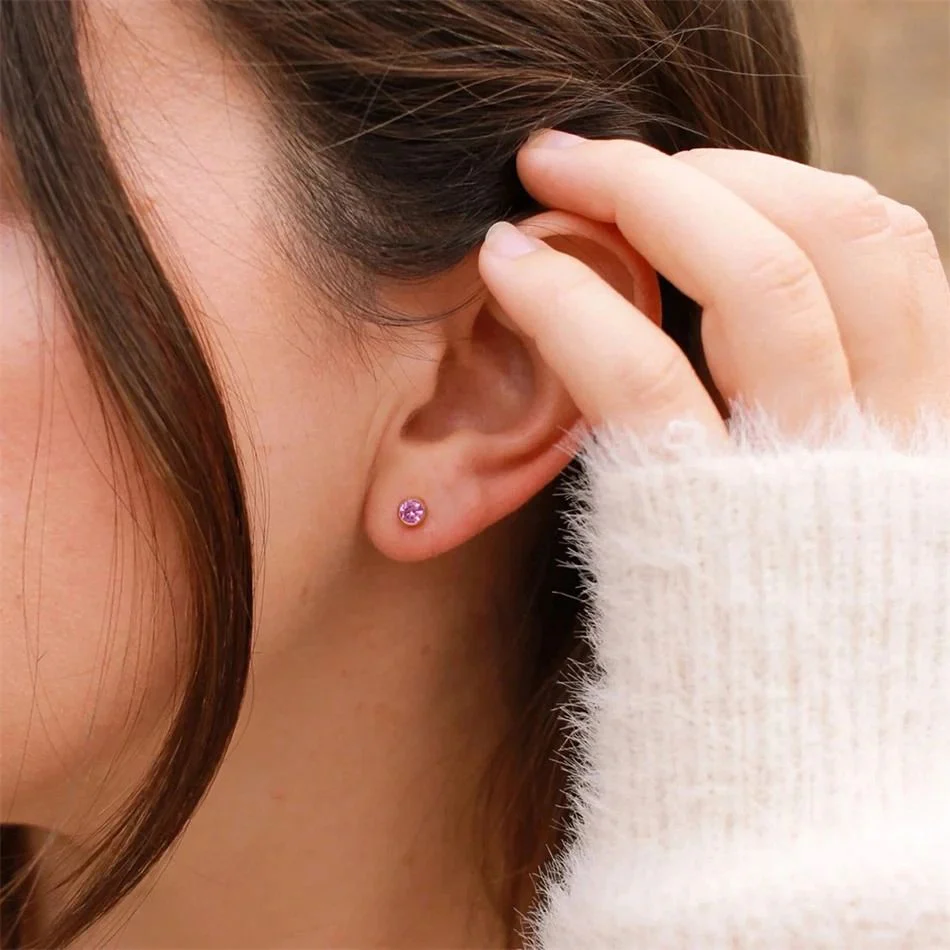 Birthstone Bezel Studs - Image 8
