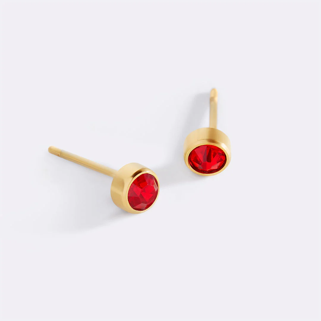Birthstone Bezel Studs - Image 81