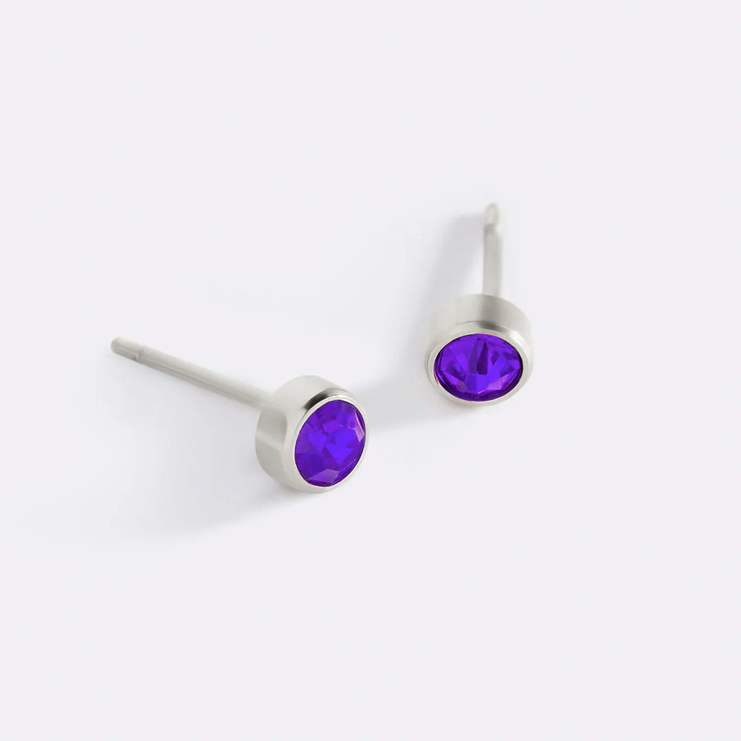 Birthstone Bezel Studs - Image 87