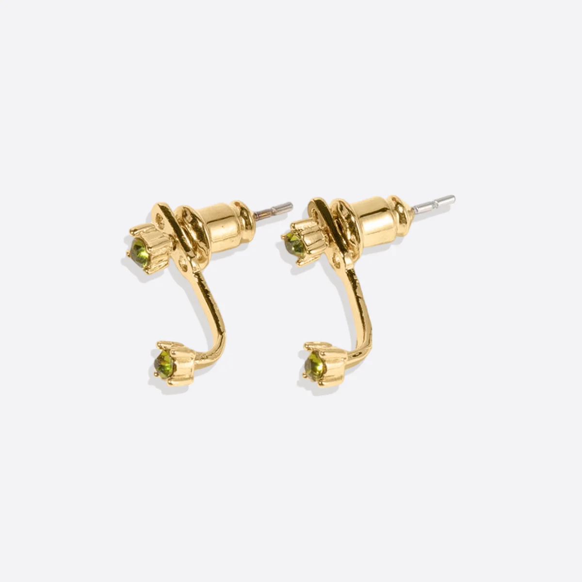 Birthstone Drop Ear Jacket Earrings - Image 15