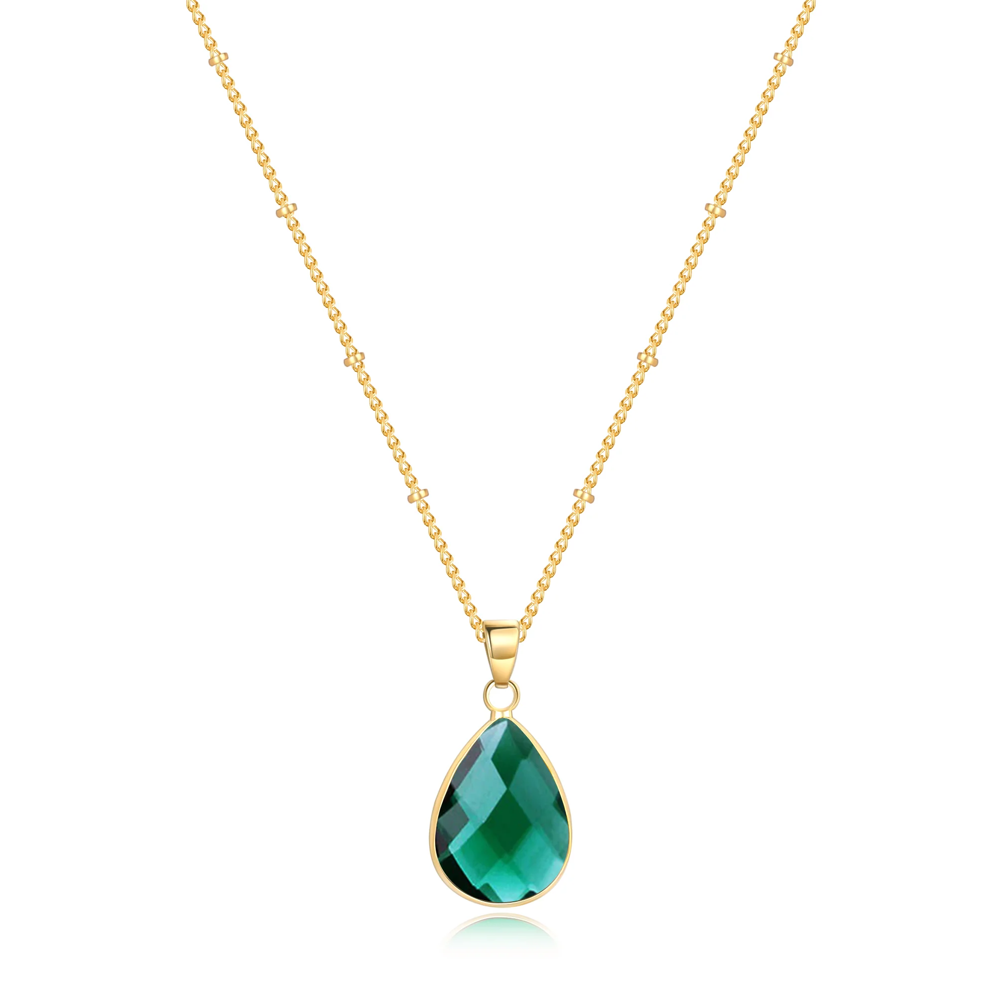 Birthstone Drop Pendant Necklace - Image 22