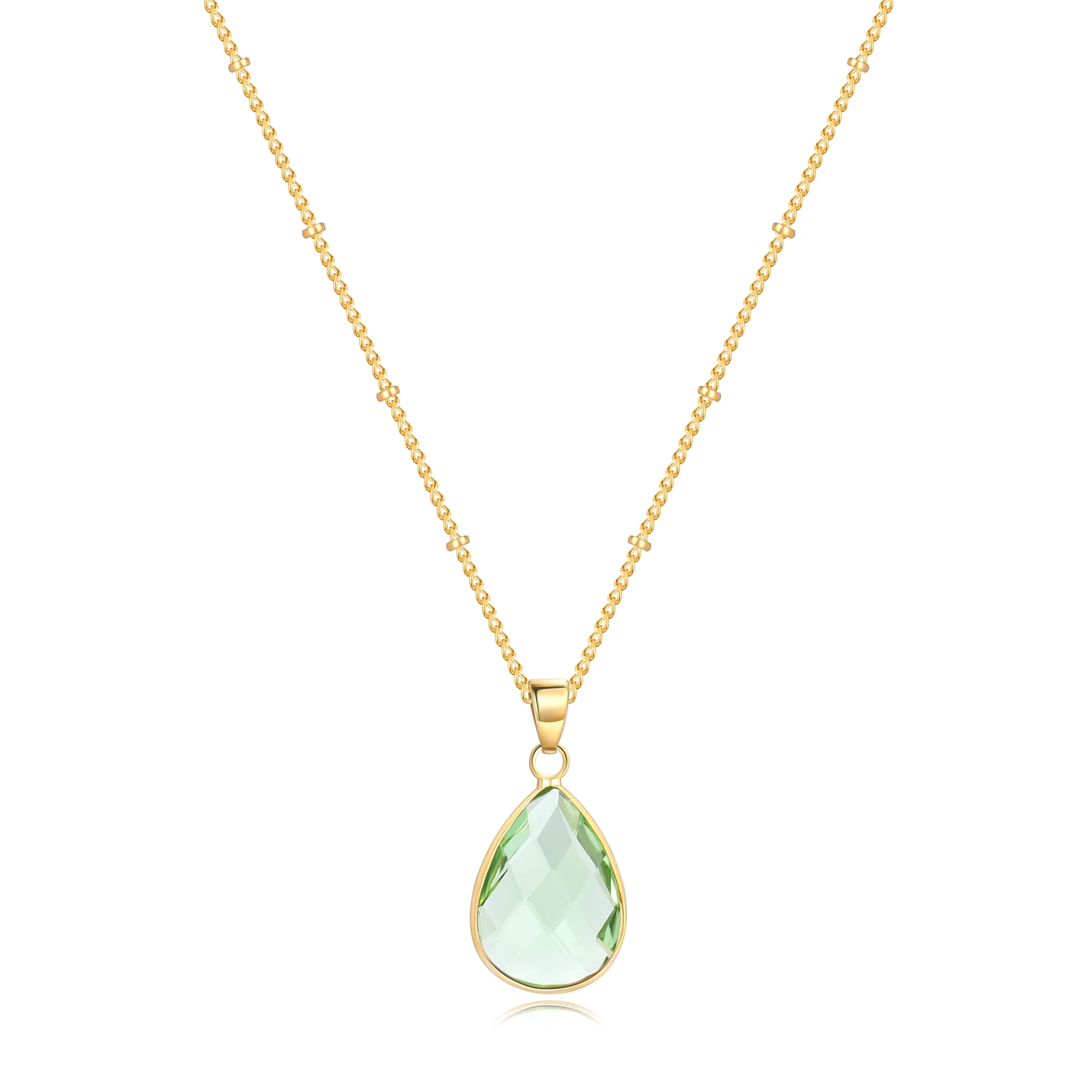 Birthstone Drop Pendant Necklace - Image 26