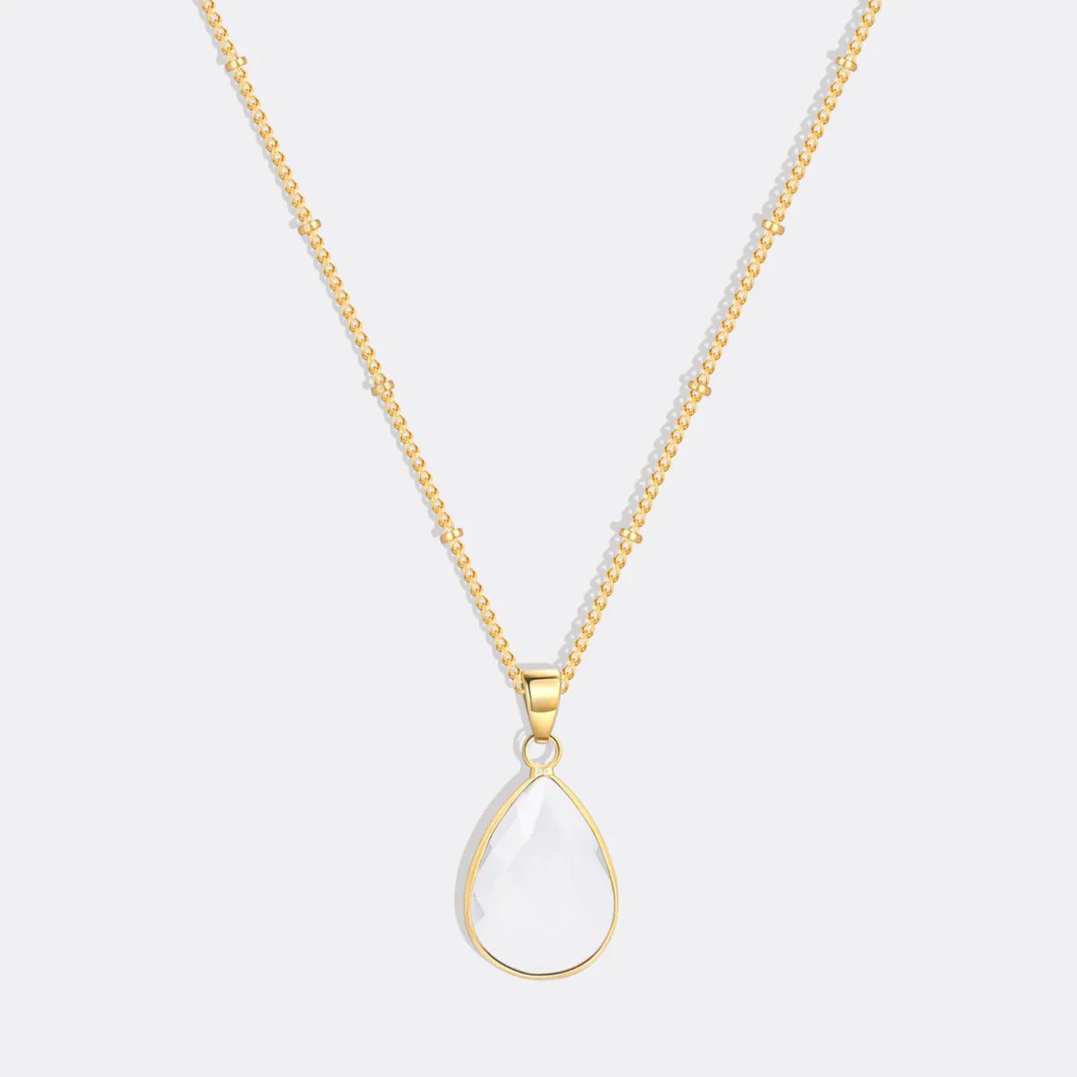 Birthstone Drop Pendant Necklace - Image 31
