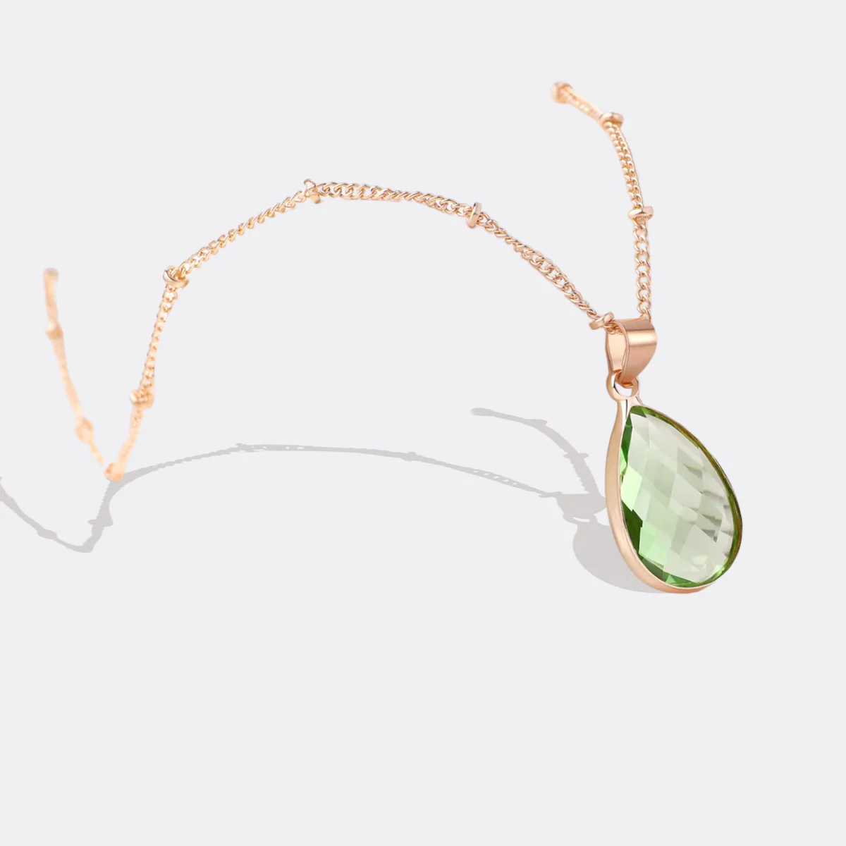 Birthstone Drop Pendant Necklace - Image 33