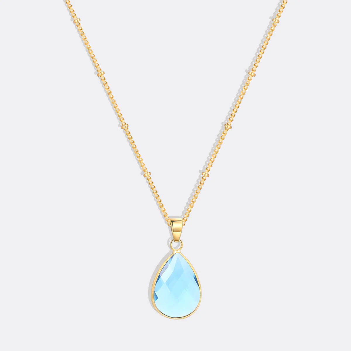 Birthstone Drop Pendant Necklace - Image 42