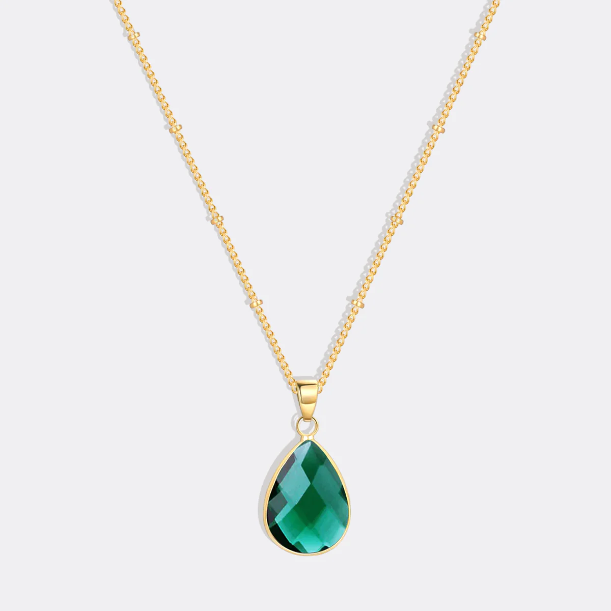 Birthstone Drop Pendant Necklace - Image 43