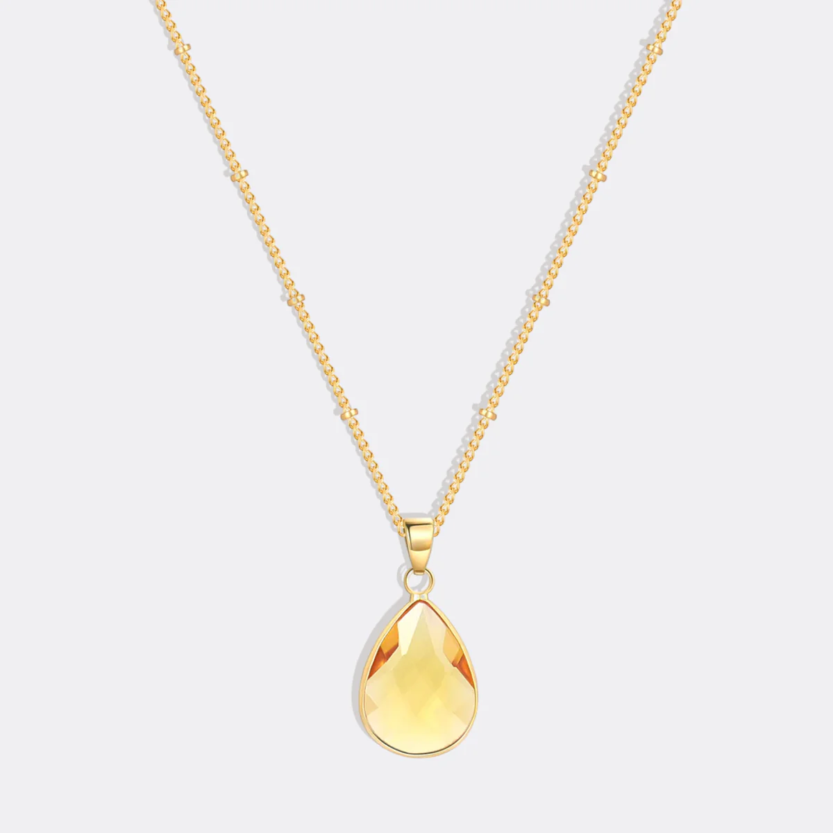 Birthstone Drop Pendant Necklace - Image 44